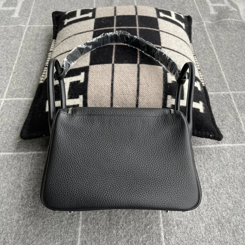 LINDY 26 CLEMENCE LEATHER NOIR (BLACK) WITH PALLADIUM HARDWARE (PHW) - 3
