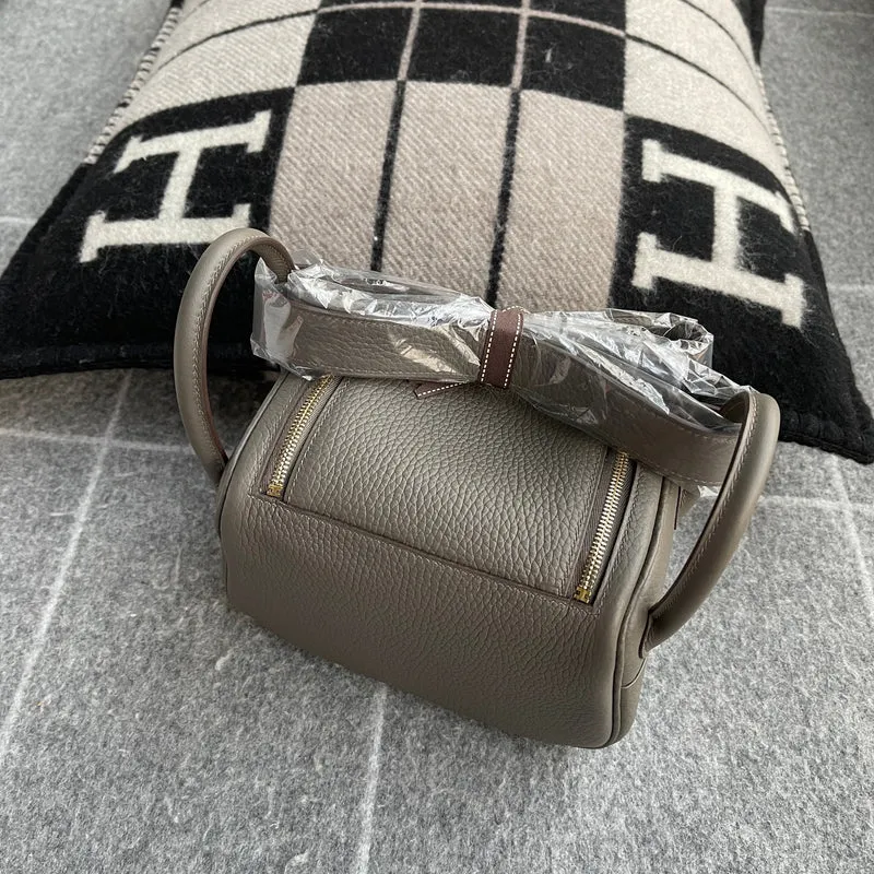 MINI LINDY 20 CLEMENCE LEATHER ETAIN WITH GOLD HARDWARE (GHW) - 5