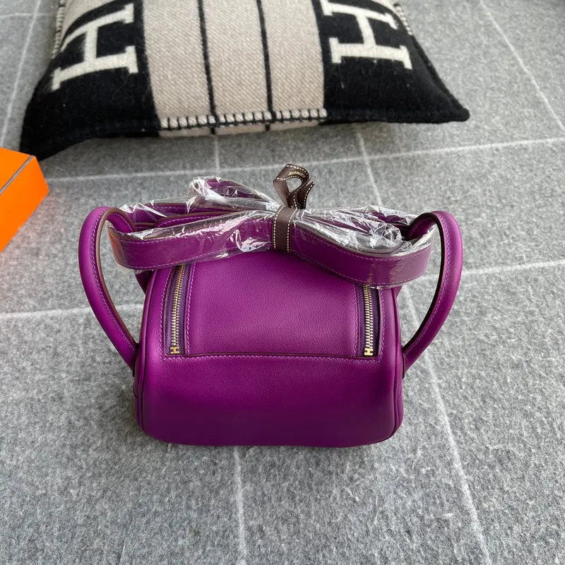 MINI LINDY 20 SWIFT LEATHER ANEMONE WITH GOLD HARDWARE (GHW) - 3