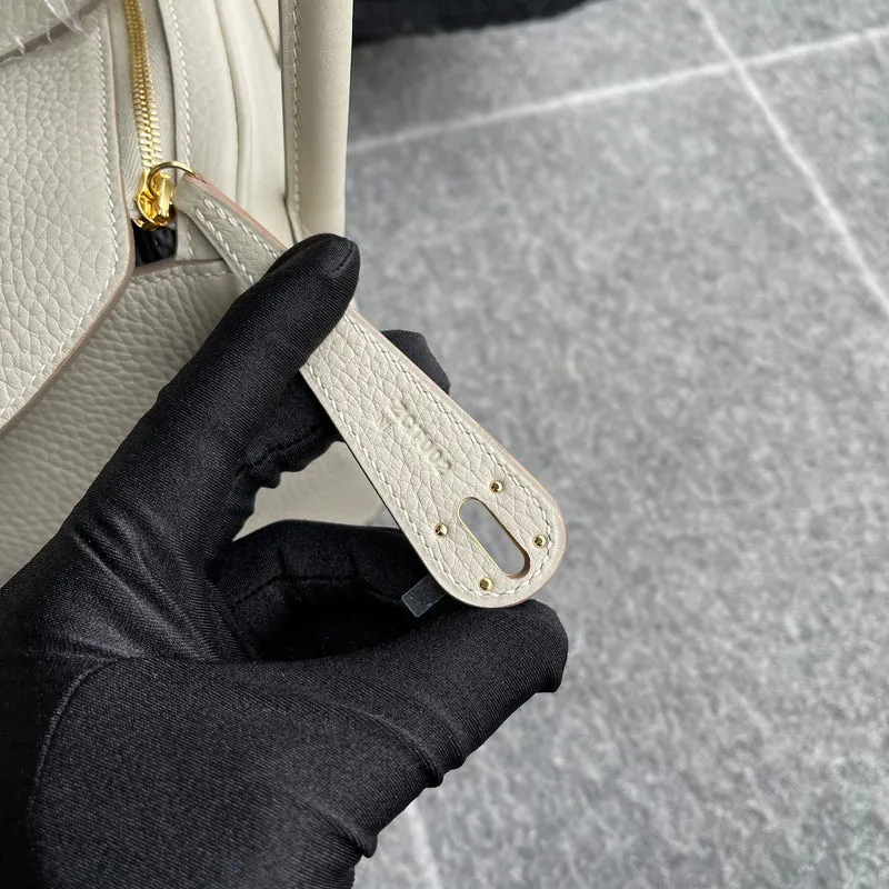 LINDY 26 CLEMENCE LEATHER BETON WITH GOLD HARDWARE (GHW) - 4