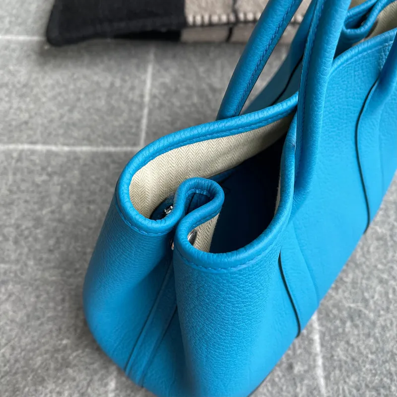 GARDEN PARTY 30 NEGONDA LEATHER BLEU ZANZIBAR WITH PALLADIUM HARDWARE (PHW) - 3
