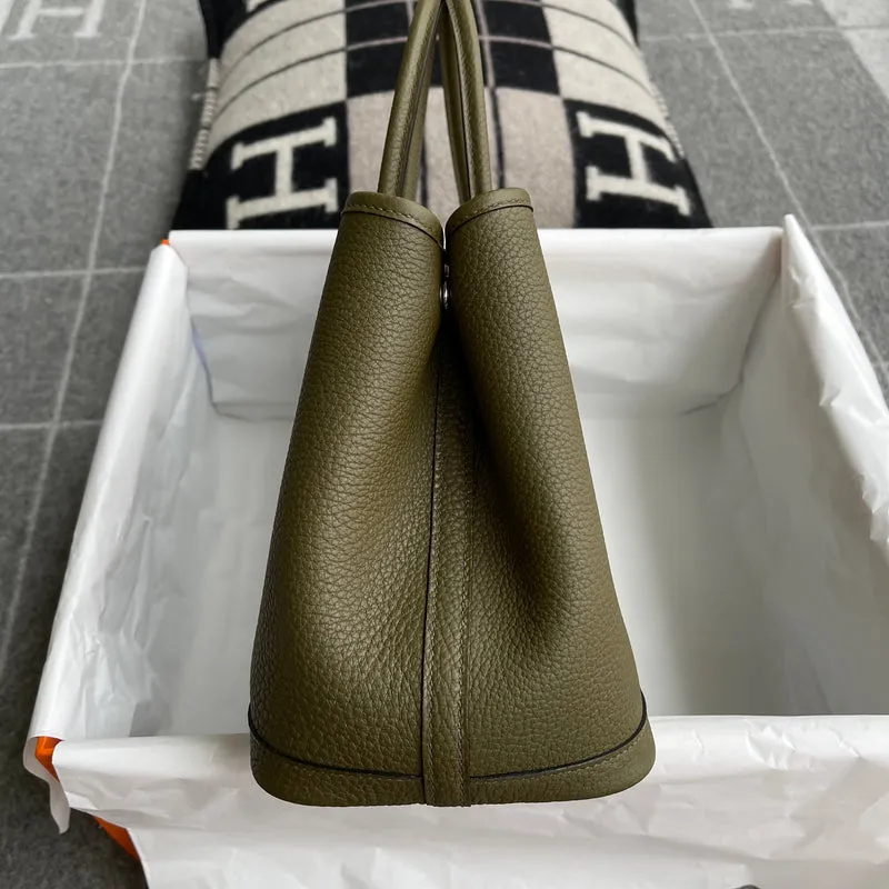 GARDEN PARTY 30 NEGONDA LEATHER OLIVE GREEN WITH PALLADIUM HARDWARE (PHW) - 2