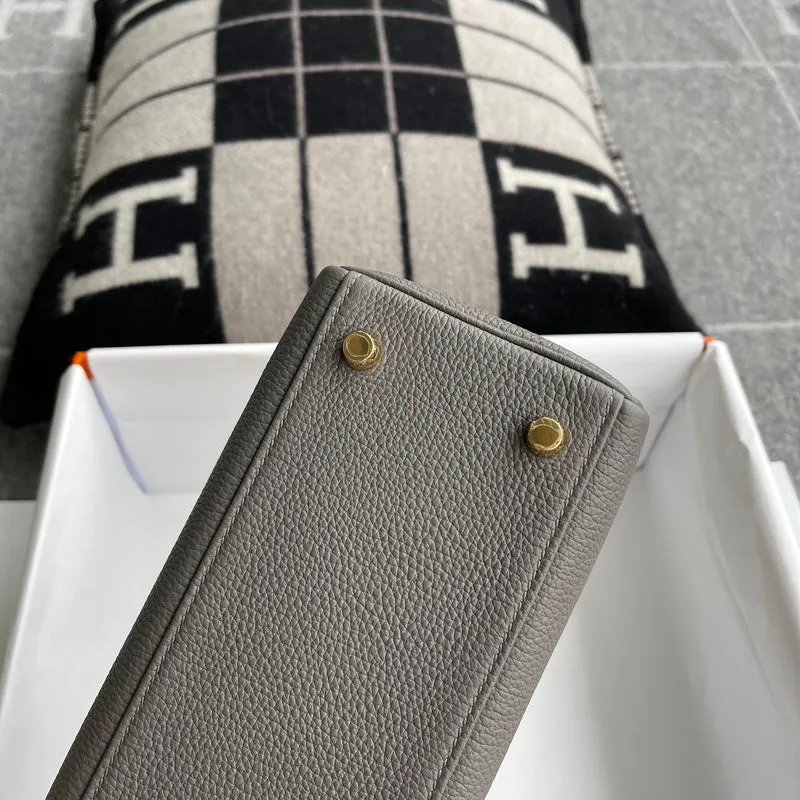 KELLY 25 TOGO LEATHER ETAIN WITH GOLD HARDWARE (GHW) - 7
