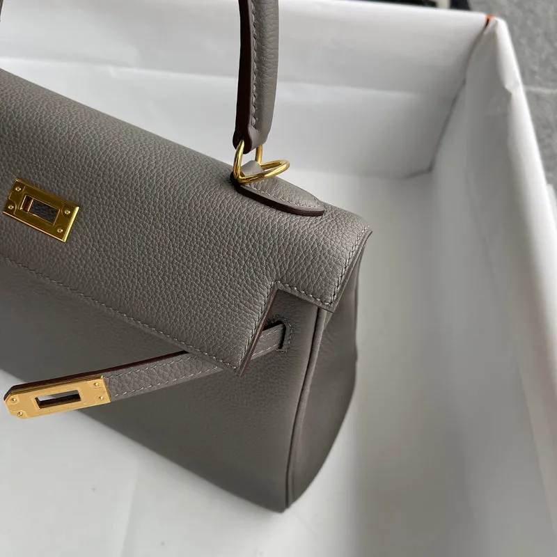 KELLY 25 TOGO LEATHER ETAIN WITH GOLD HARDWARE (GHW) - 3