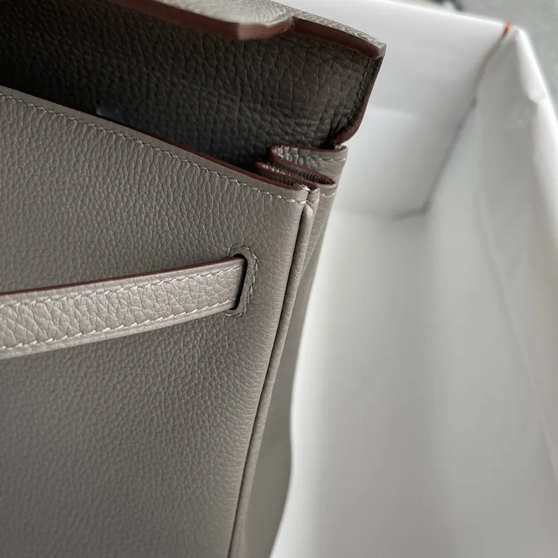 KELLY 25 TOGO LEATHER ETAIN WITH GOLD HARDWARE (GHW) - 5
