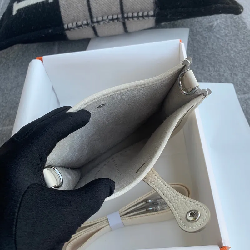 MINI EVELYNE (TPM) CLEMENCE LEATHER CRAIE WITH PALLADIUM HARDWARE (PHW) - 6
