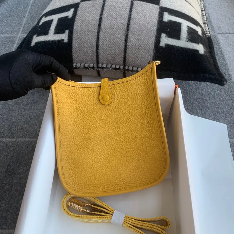 MINI EVELYNE (TPM) CLEMENCE LEATHER JAUNE AMBRE WITH GOLD HARDWARE (GHW) - 2