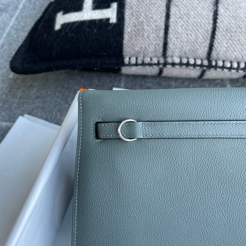 KELLY DANSE EVERCOLOR LEATHER VERT AMANDE WITH PALLADIUM HARDWARE (PHW) - 6