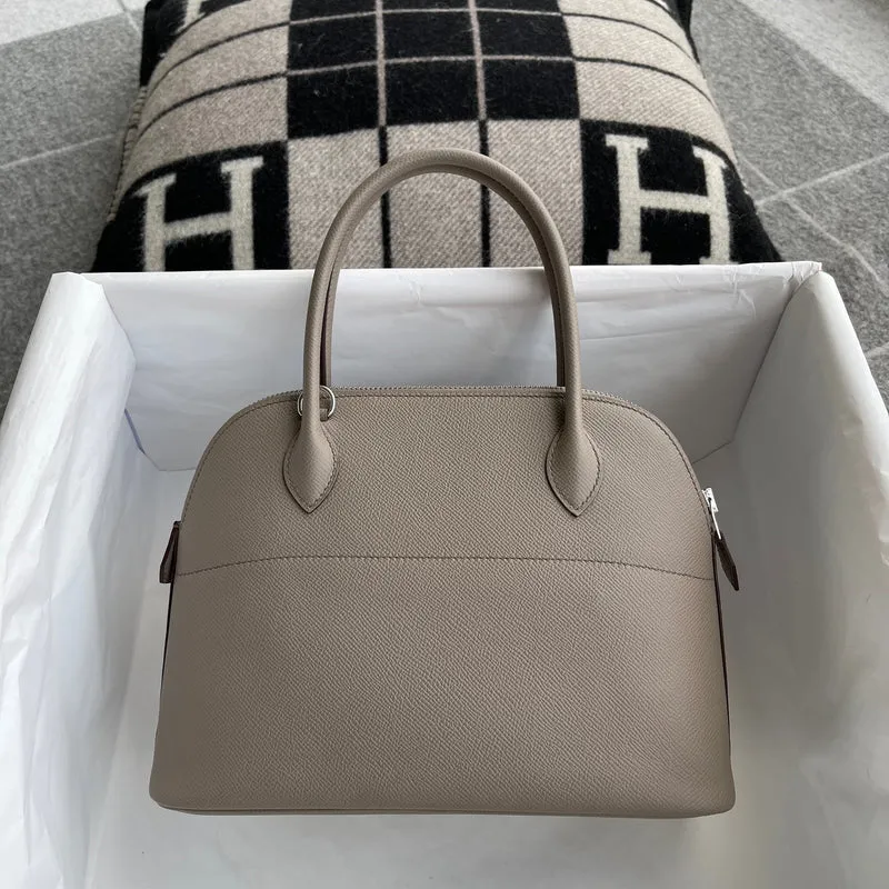 BOLIDE 27 EPSOM LEATHER GRIS ASPHALT WITH PALLADIUM HARDWARE (PHW) - 2