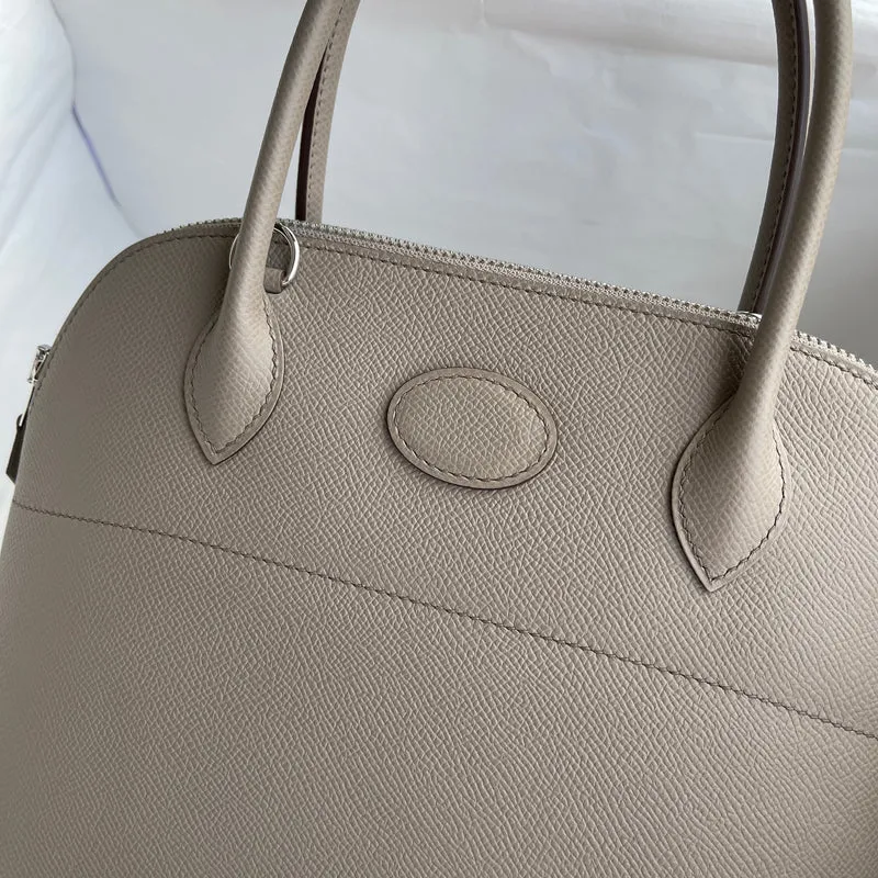 BOLIDE 27 EPSOM LEATHER GRIS ASPHALT WITH PALLADIUM HARDWARE (PHW) - 4