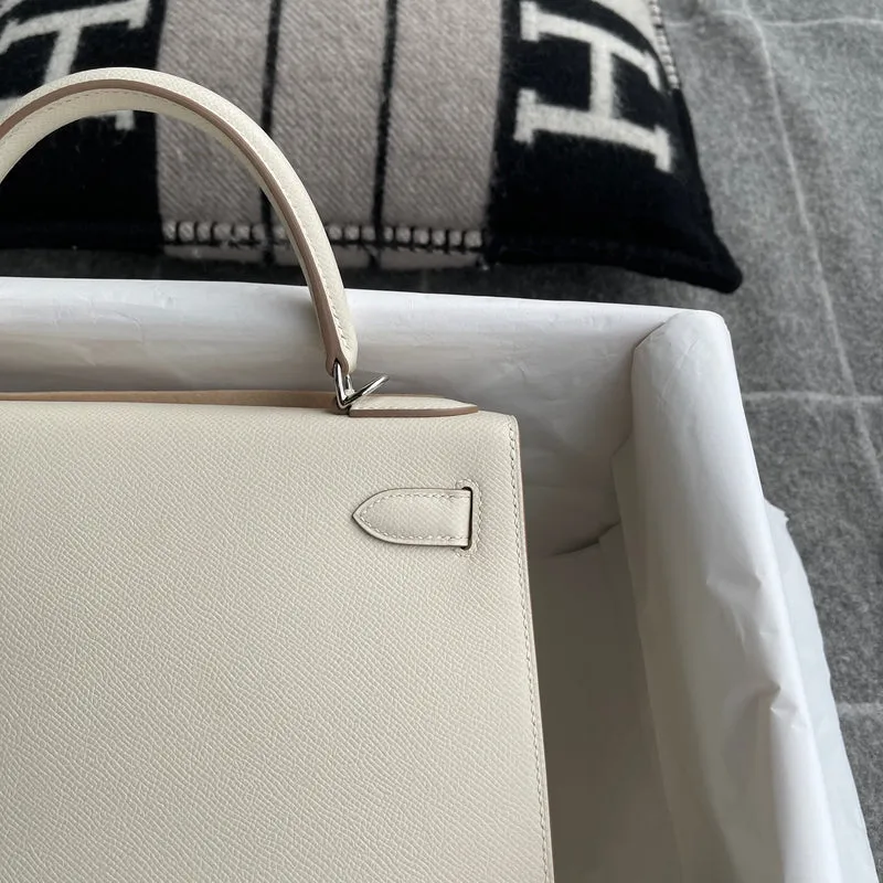 KELLY 28 EPSOM LEATHER CRAIE WITH PALLADIUM HARDWARE (PHW) - 6