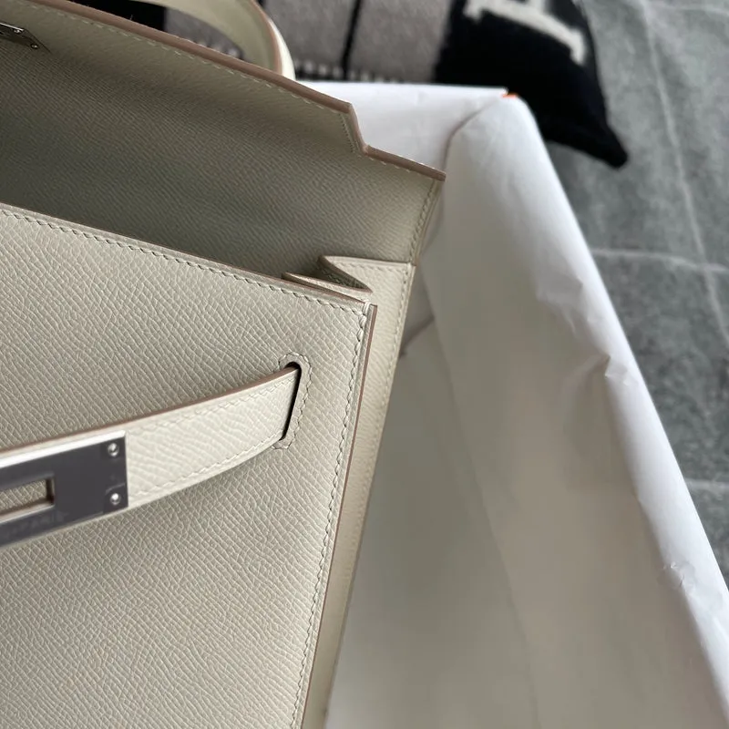KELLY 28 EPSOM LEATHER CRAIE WITH PALLADIUM HARDWARE (PHW) - 5