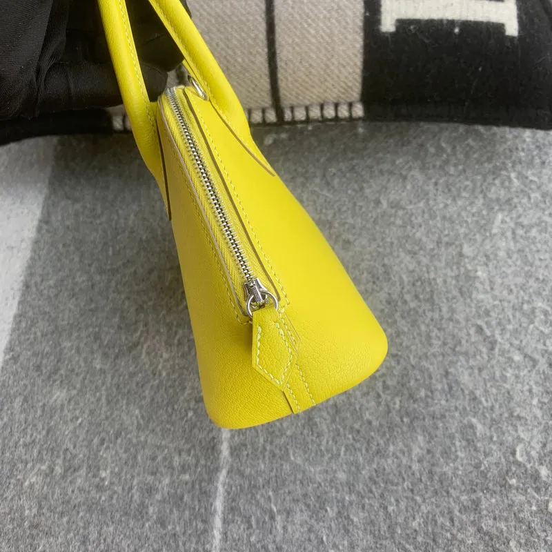 MINI BOLIDE CHEVRE LEATHER LIME WITH PALLADIUM HARDWARE (PHW) - 3