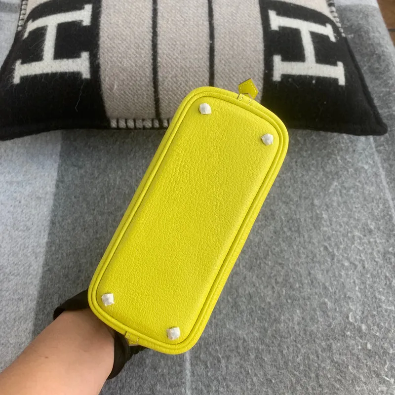 MINI BOLIDE CHEVRE LEATHER LIME WITH PALLADIUM HARDWARE (PHW) - 6