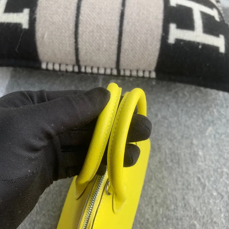 MINI BOLIDE CHEVRE LEATHER LIME WITH PALLADIUM HARDWARE (PHW) - 5