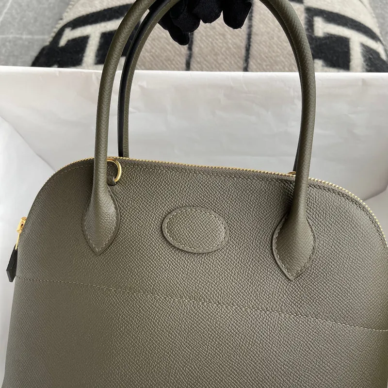 BOLIDE 27 EPSOM LEATHER VERT DE GRIS WITH GOLD HARDWARE (GHW) - 4