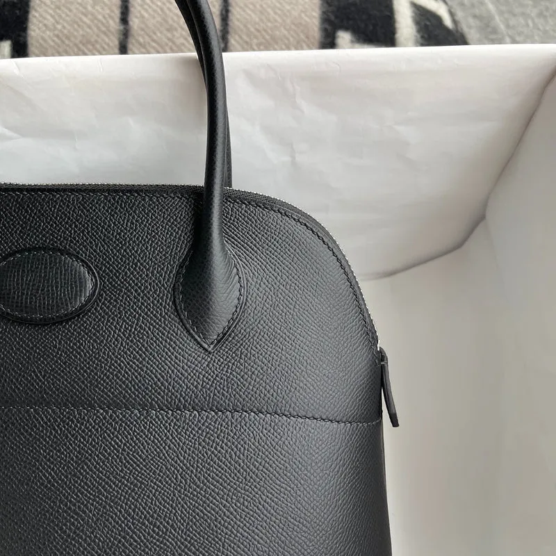 BOLIDE 27 EPSOM LEATHER NOIR (BLACK) WITH PALLADIUM HARDWARE (PHW) - 6