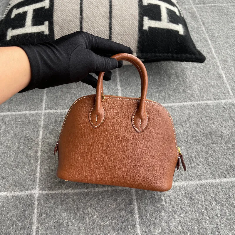 MINI BOLIDE CHEVRE LEATHER GOLD WITH GOLD HARDWARE (GHW) - 2