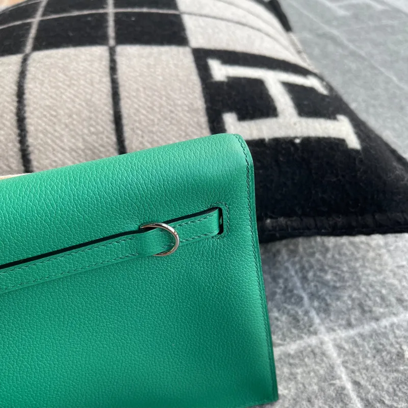 KELLY DANSE EVERCOLOR LEATHER VERT VERONE WITH PALLADIUM HARDWARE (PHW) - 5