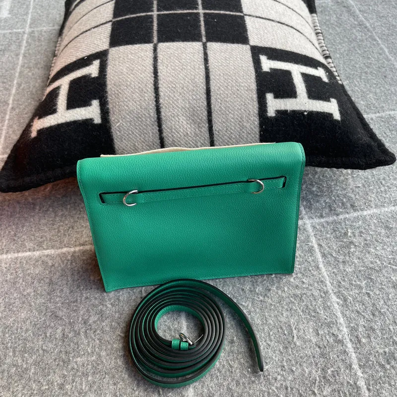 KELLY DANSE EVERCOLOR LEATHER VERT VERONE WITH PALLADIUM HARDWARE (PHW) - 4