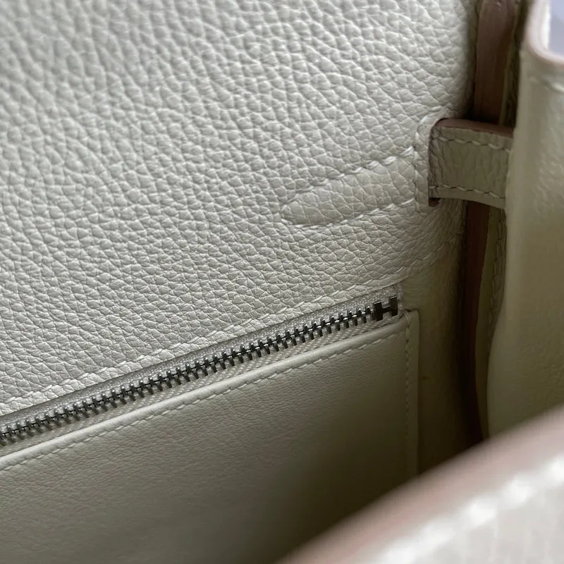 KELLY 25 TOGO LEATHER CRAIE WITH PALLADIUM HARDWARE (PHW) - 9