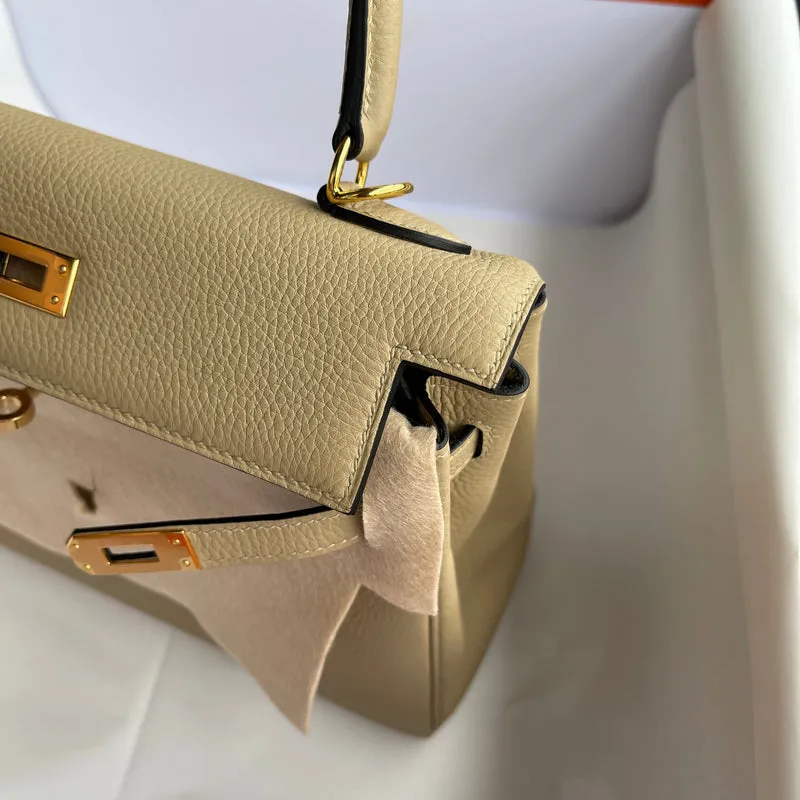 KELLY 25 TOGO LEATHER TRENCH WITH GOLD HARDWARE (GHW) - 5
