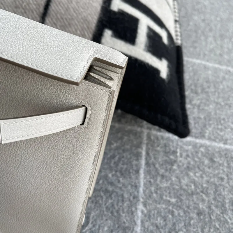 KELLY DANSE EVERCOLOR LEATHER BLANC WITH PALLADIUM HARDWARE (PHW) - 6