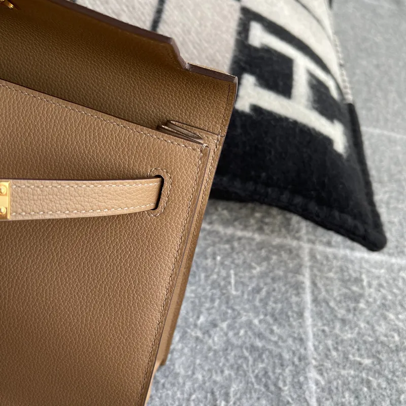 KELLY DANSE EVERCOLOR LEATHER BEIGE DE WEIMAR WITH GOLD HARDWARE (GHW) - 4