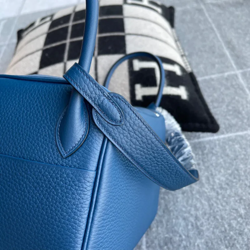 LINDY 26 CLEMENCE LEATHER BLEU PARIS WITH PALLADIUM HARDWARE (PHW) - 10
