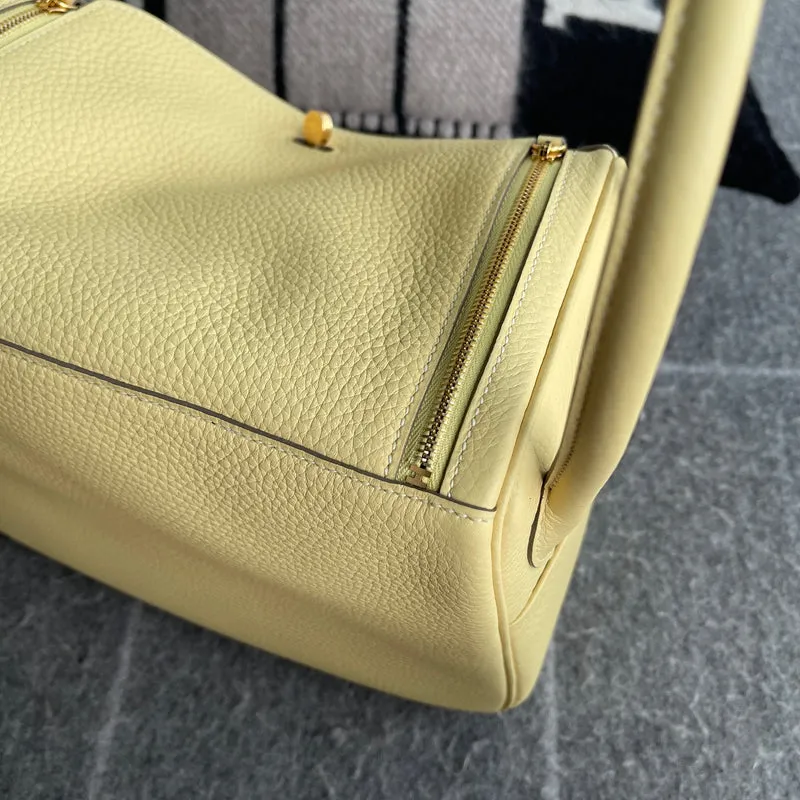 LINDY 26 CLEMENCE LEATHER JAUNE POUSSIN WITH GOLD HARDWARE (GHW) - 7
