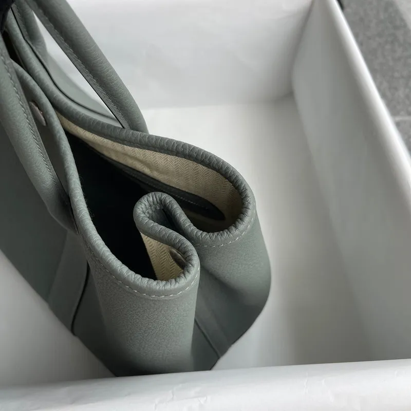 GARDEN PARTY 30 NEGONDA LEATHER VERT AMANDE WITH PALLADIUM HARDWARE (PHW) - 3