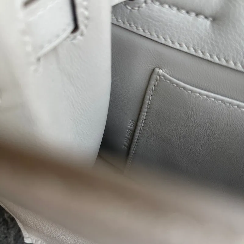 KELLY DANSE SWIFT LEATHER BLANC WITH PALLADIUM HARDWARE (PHW) - 4