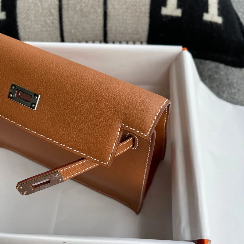 KELLY DANSE EVERCOLOR LEATHER GOLD WITH PALLADIUM HARDWARE (PHW) - 6
