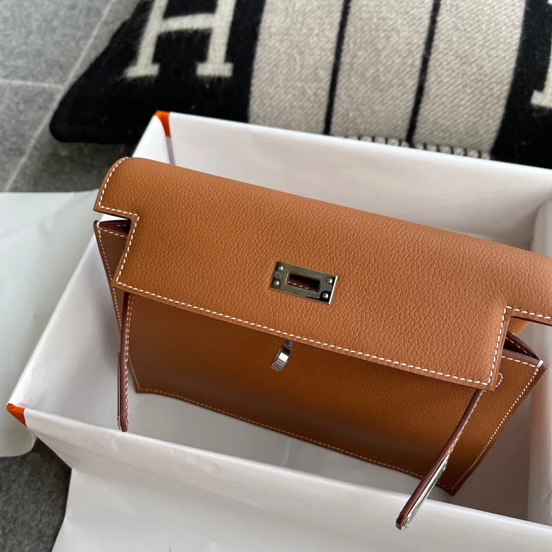 KELLY DANSE EVERCOLOR LEATHER GOLD WITH PALLADIUM HARDWARE (PHW) - 5