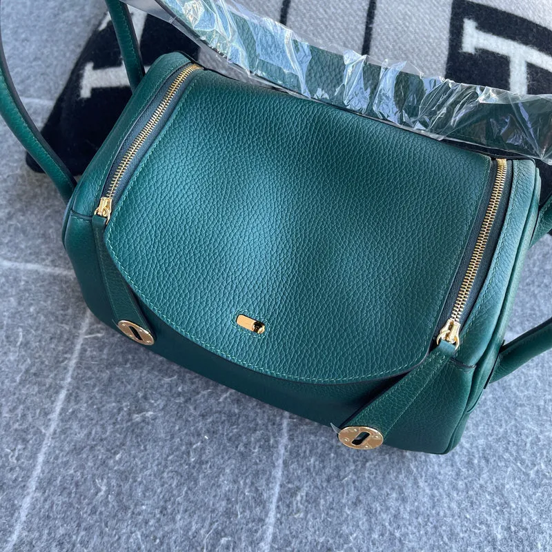 LINDY 26 CLEMENCE LEATHER MALACHIT WITH GOLD HARDWARE (GHW) - 8