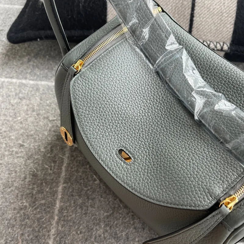 LINDY 26 CLEMENCE LEATHER VERT AMANDE WITH GOLD HARDWARE (GHW) - 6