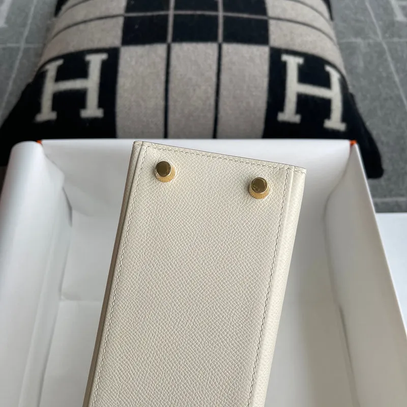 KELLY 25 EPSOM LEATHER NATA WITH GOLD HARDWARE (GHW) - 10