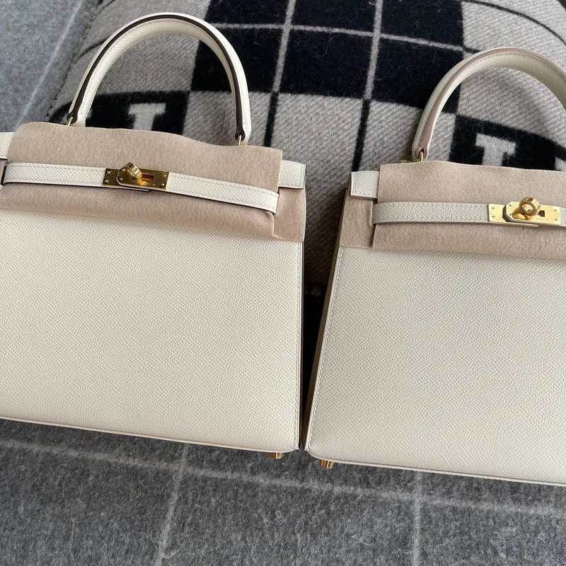 KELLY 25 EPSOM LEATHER NATA WITH GOLD HARDWARE (GHW) - 13