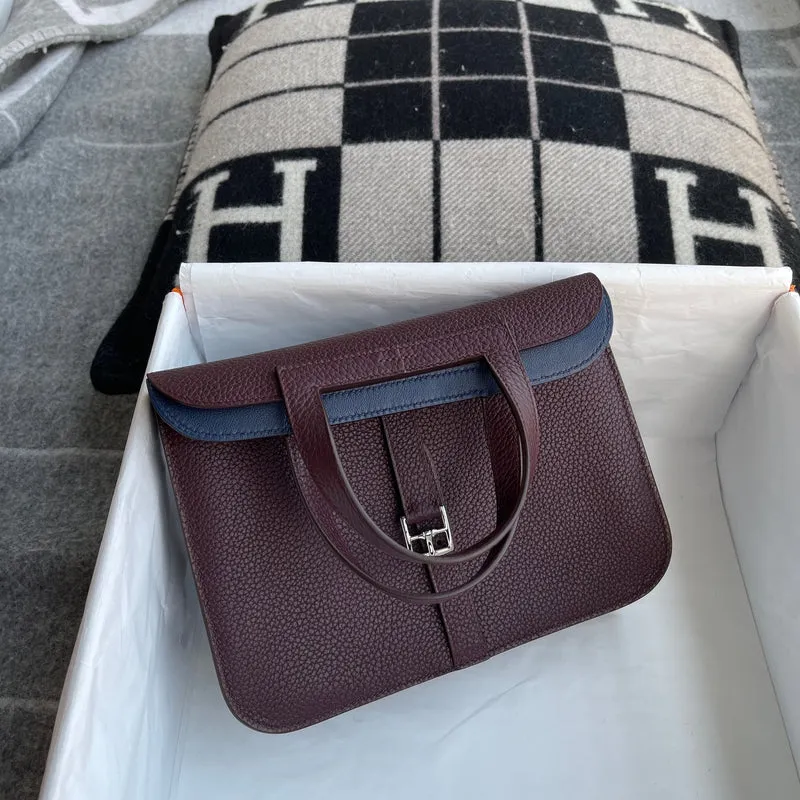 HALZAN 25 CLEMENCE LEATHER ROUGE SELLIER WITH PALLADIUM HARDWARE (PHW) - 2
