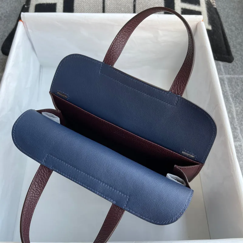 HALZAN 25 CLEMENCE LEATHER ROUGE SELLIER WITH PALLADIUM HARDWARE (PHW) - 4