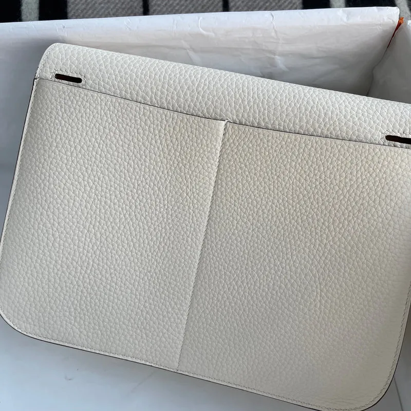 HALZAN 25 CLEMENCE LEATHER NATA & BISCUIT WITH PALLADIUM HARDWARE (PHW) - 5