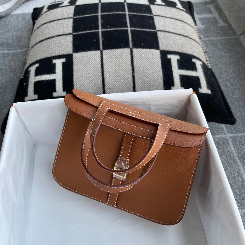 HALZAN 25 CLEMENCE LEATHER GOLD WITH GOLD HARDWARE (GHW) - 2