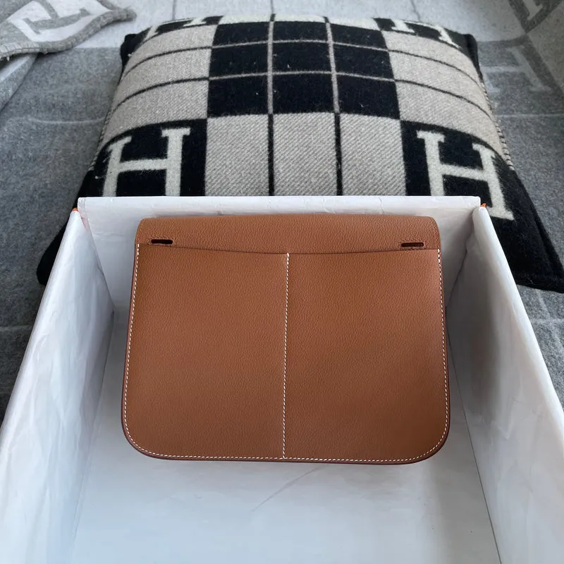 HALZAN 25 CLEMENCE LEATHER GOLD WITH GOLD HARDWARE (GHW) - 5
