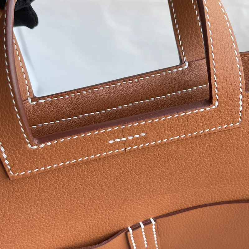 HALZAN 25 CLEMENCE LEATHER GOLD WITH GOLD HARDWARE (GHW) - 8