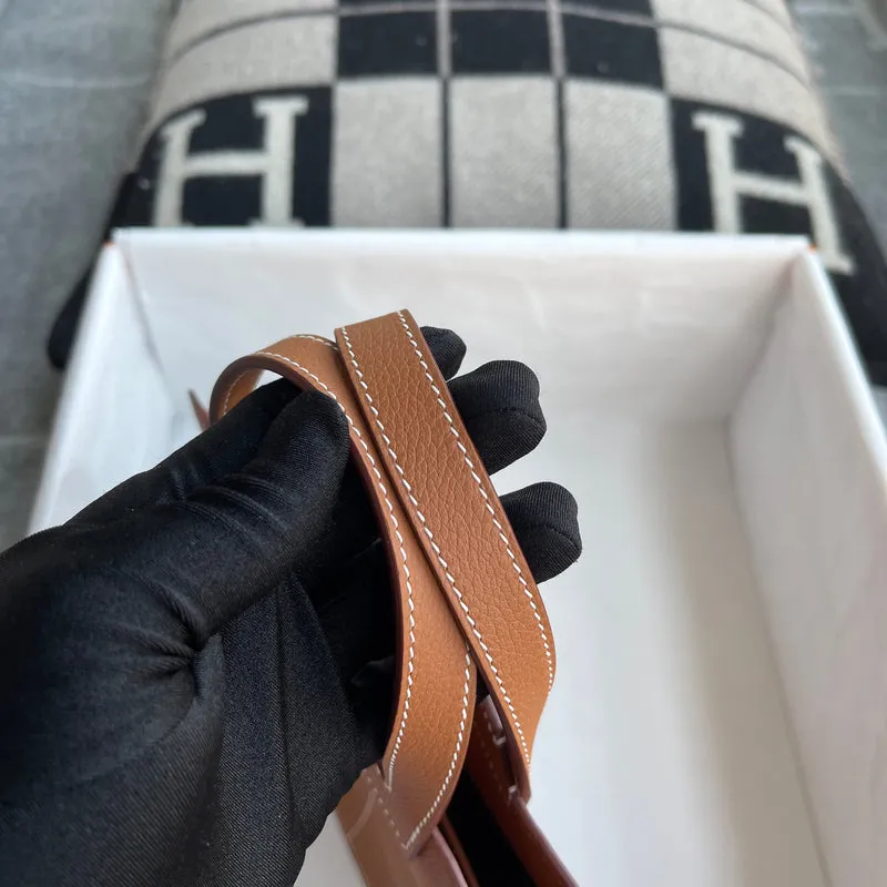 HALZAN 25 CLEMENCE LEATHER GOLD WITH GOLD HARDWARE (GHW) - 9