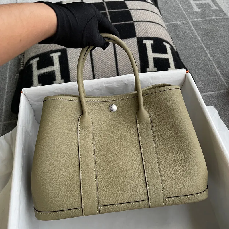 GARDEN PARTY 30 NEGONDA LEATHER GRIS TOURTERELLE WITH PALLADIUM HARDWARE (PHW) - 3
