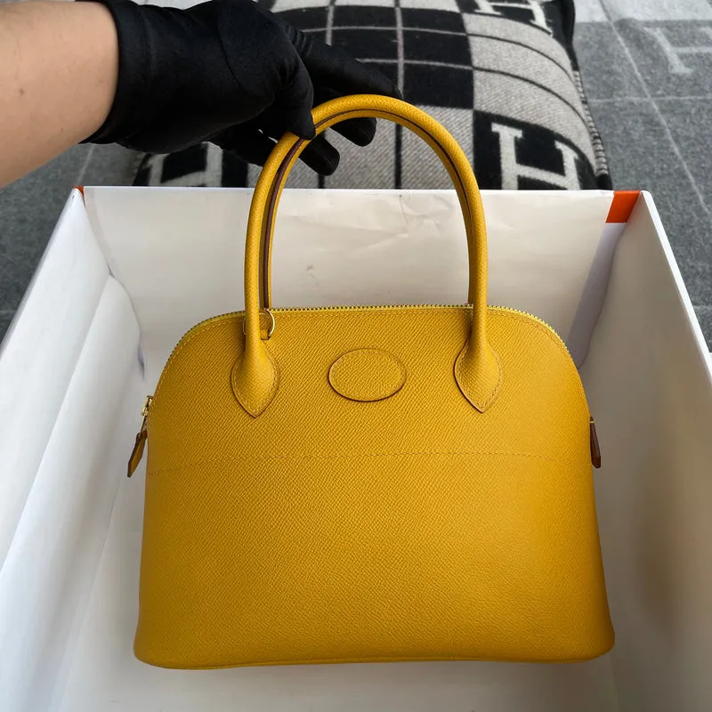 BOLIDE 27 EPSOM LEATHER JAUNE AMBRE WITH GOLD HARDWARE (GHW) - 2