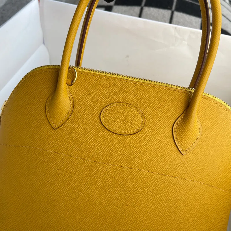 BOLIDE 27 EPSOM LEATHER JAUNE AMBRE WITH GOLD HARDWARE (GHW) - 3