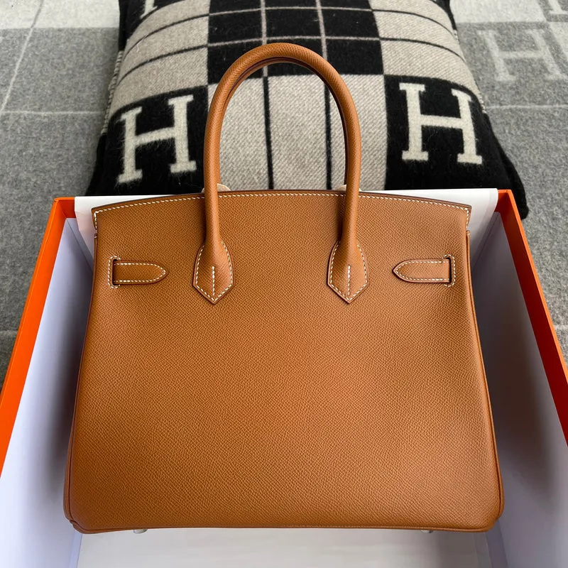 BIRKIN 30 EPSOM LEATHER GOLD WITH PALLADIUM HARDWARE (PHW) - 3