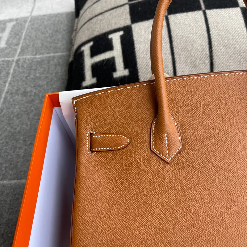 BIRKIN 30 EPSOM LEATHER GOLD WITH PALLADIUM HARDWARE (PHW) - 6